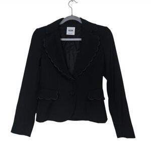 Moschino Black Blazer Tailored Suit Jacket